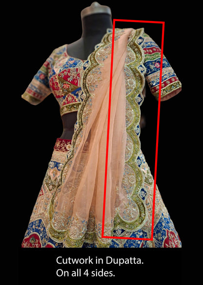 Multicolor Lehenga