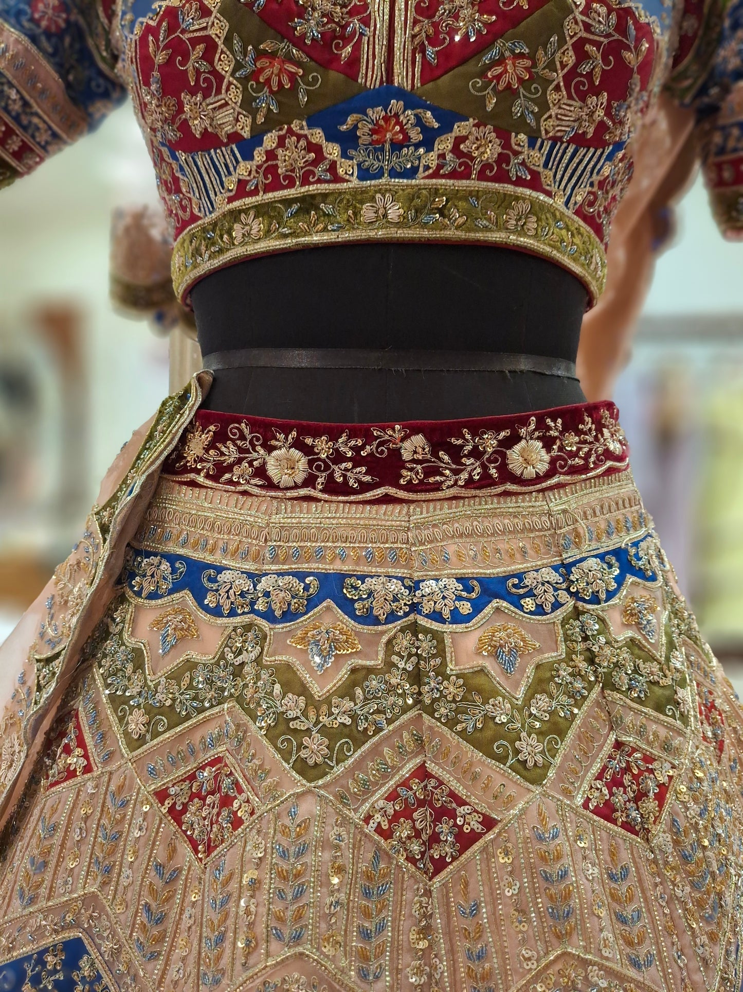 Multicolor Lehenga