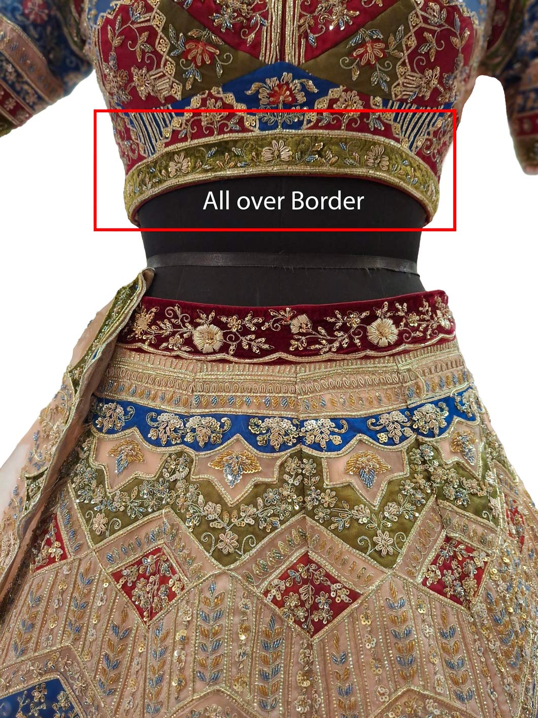 Multicolor Lehenga