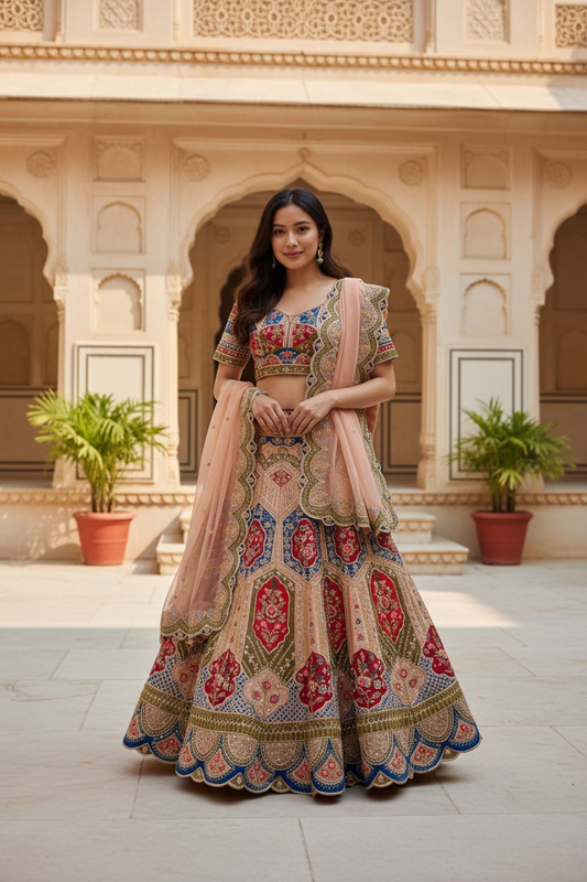 Multicolor Lehenga